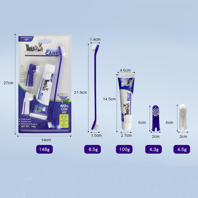 Pet dental health set